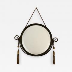 Circular Early 1920s Ironwork Mirror in the Manner of Edgar Brandt - 817912