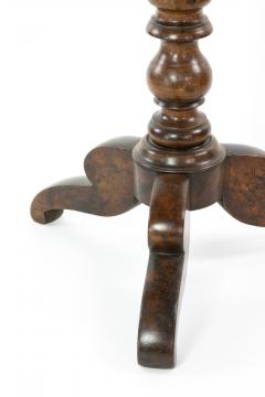 Circular French Tilt Top Table With Turned Pedestal Tripod Base Circa 1860  - 2181923