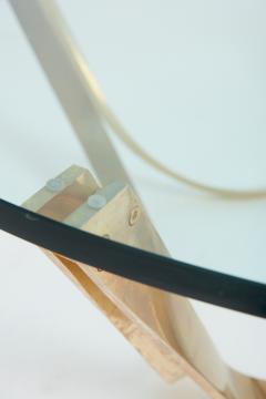 Circular Glass Top Coffee Table - 3583648