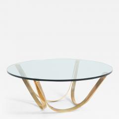 Circular Glass Top Coffee Table - 3590730
