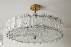 Circular Ice Block Ceiling Fixture - 262229