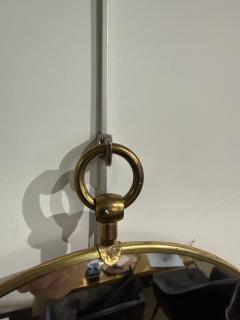 Circular Mirror in brass 1960s - 4584215