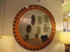 Circular Parquetry Mirror - 330389