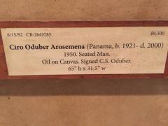 Ciro Oduber Arosemena Seated Man 1950 - 114748