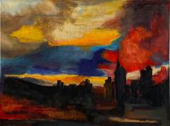 City Scape American Circa 1950 - 1610387