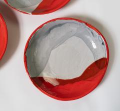 Claire de Lavallee Set of 3 ceramics Culs Rouges hommage a Louboutin - 1540425