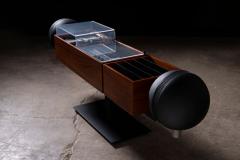 Clairtone Project G2 Rosewood T10 Console Stereo System Turntable 2 Speakers - 4576595