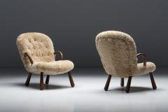 Clam Chair in Sheepskin by Philip Arctander 1944 - 2764907