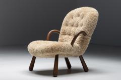 Clam Chair in Sheepskin by Philip Arctander 1944 - 2764924