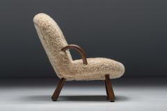 Clam Chair in Sheepskin by Philip Arctander 1944 - 2764925