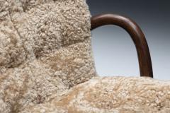 Clam Chair in Sheepskin by Philip Arctander 1944 - 2764936