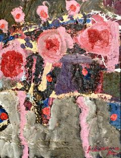 Clare Wardman Abstract In Pink - 3591622