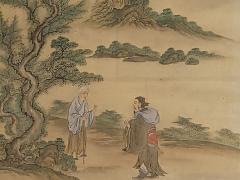 Classic Chinese Landscape with Figures circa 1860 - 2806384