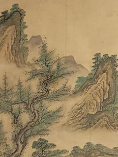 Classic Chinese Landscape with Figures circa 1860 - 2806386