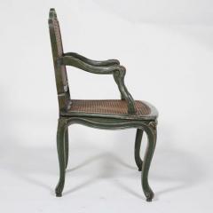 Classic French Green Armchair - 2530682