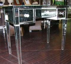 Classic Modern Mirrored Desk - 3113313