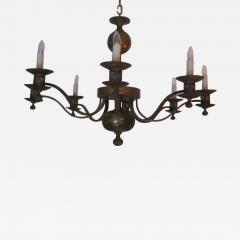 Classic Modern Traditional Brass Chandelier France 1940 - 1864379