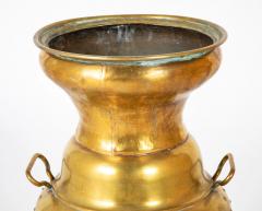 Classical Copper Brass Extra Large Urn with Lion Head Ring Handles - 3256013