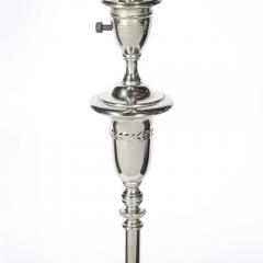 Classical Hollywood Regency Silvered Bronze Torchiere - 4720215