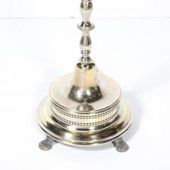 Classical Hollywood Regency Silvered Bronze Torchiere - 4720217