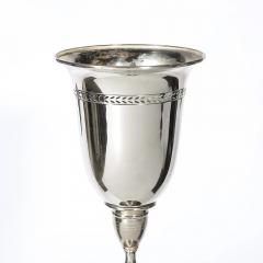 Classical Hollywood Regency Silvered Bronze Torchiere - 4720218
