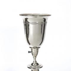 Classical Hollywood Regency Silvered Bronze Torchiere - 4720219
