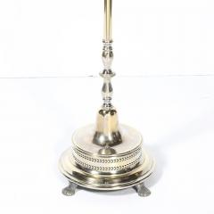 Classical Hollywood Regency Silvered Bronze Torchiere - 4720221