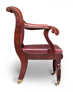 Classical Scroll Back Armchair Washington D C 1819 1825 - 78674
