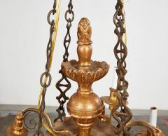 Classical Two Tier Carved and Gilt Chandelier - 3795042