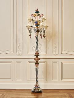 Classical floor lamp in glass from Venice - 2914545