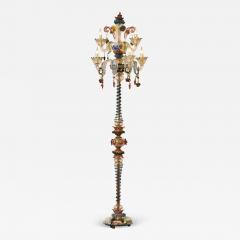Classical floor lamp in glass from Venice - 2920781