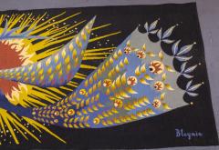 Claude Bleynie Mid Century French Tapestry Signed by Claude Bleynie 23 x 410 - 4241583