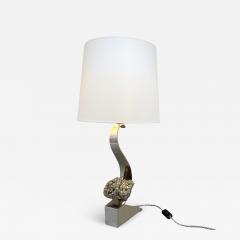 Claude De Muzac Pyrite table lamp by Claude de Muzac Paris France circa 1970 - 4217335