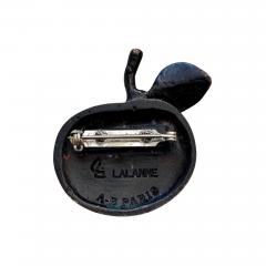 Claude Lalanne CLAUDE LALANNE BRONZE LA POMME BOUCHE BROOCH - 3103317