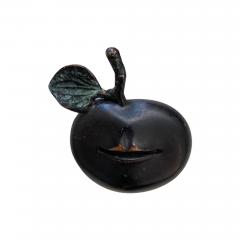 Claude Lalanne CLAUDE LALANNE BRONZE LA POMME BOUCHE BROOCH - 3104642