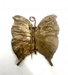 Claude Lalanne CLAUDE LALANNE FRENCH BRONZE BROOCH PAPILLON OR BUTTERFLY - 3958173