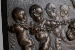 Claude Michel Clodion Claude Michel Clodion Bas Relief Plaque in Bronze 19th Century - 4526493