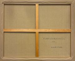 Claude Schurr Vintage Claude Schurr Monumental Abstract Oil Painting on Canvas - 4611484