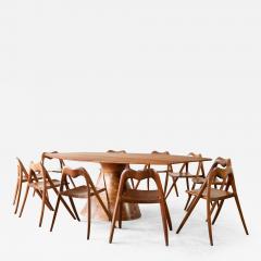 Claude Terrell Magnum Opus Dining Set 1970s Organic Studio Crafted Modernism - 2719969