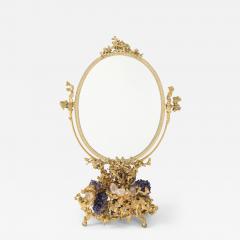 Claude Victor Boeltz 1970s Stunning Amethyst and Quartz Mirror by Claude Victor Boeltz - 4707881