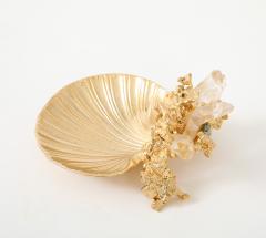 Claude Victor Boeltz Claude Victor Boeltz 22kt Gold Quartz Tray - 4547238