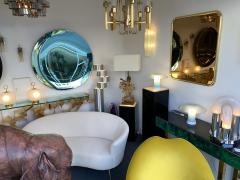 Claude Victor Boeltz Gilt Bronze Lamp with Rock Quartz Crystal and Brass by Boeltz France 1970s - 1654415