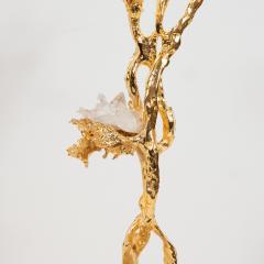 Claude Victor Boeltz Pair of Branch Form 24 Karat Gilded Bronze Candlesticks by Claude Boeltz - 1561010