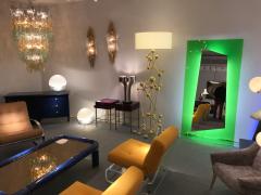 Claude Victor Boeltz Pair of Bronze Sconces Murano Glass by Claude Victor Boeltz France 1970s - 968426