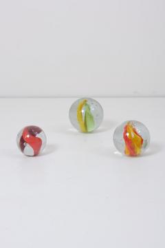 Claudia List Set of Three Huge Glass Balls by Claudia List Germany 2007 - 1033937