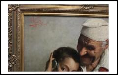 Claudio Rinaldi Claudio Rinaldi Italian 1852 1925 Portrait of an Old Man and Boy - 3880728