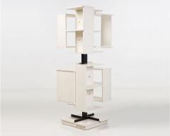 Claudio Salocchi Centro revolving bookcase by Claudio Salocchi Ed Sormani Italy circa 1960 - 3507310