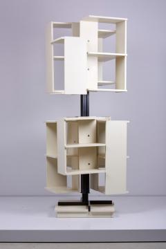 Claudio Salocchi Rotating Wooden Bookshelf by Claudio Salocchi for Sormani Italy - 1210200