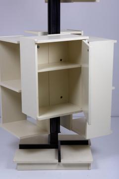 Claudio Salocchi Rotating Wooden Bookshelf by Claudio Salocchi for Sormani Italy - 1210205