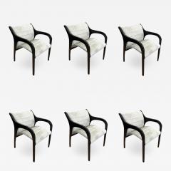 Claudio Salocchi Set of Six Claudio Salocchi Dining Chairs - 1929658